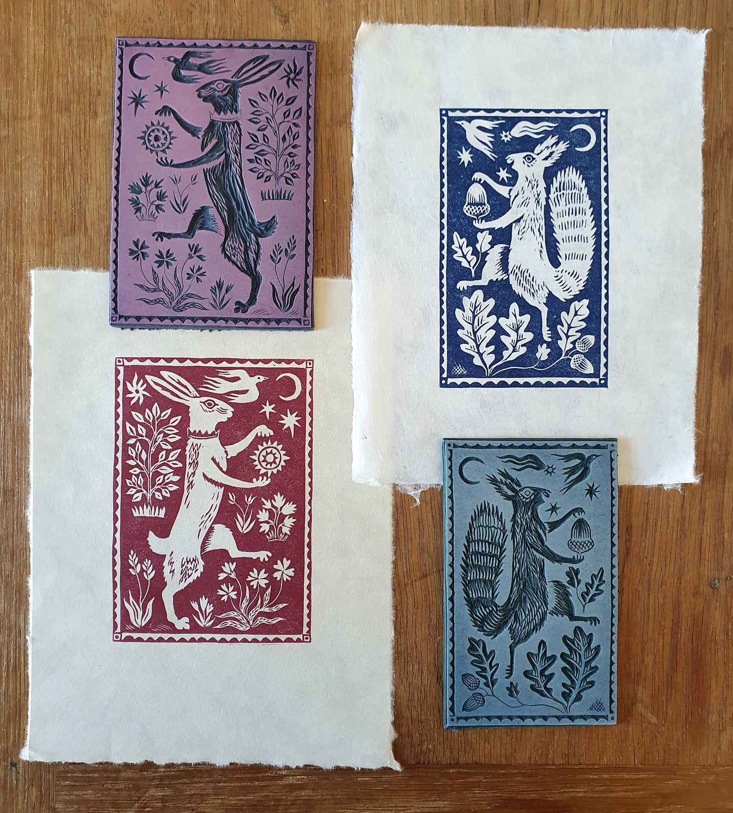 Festive Linocut printing with Diana Catchpole, 24th November 2026