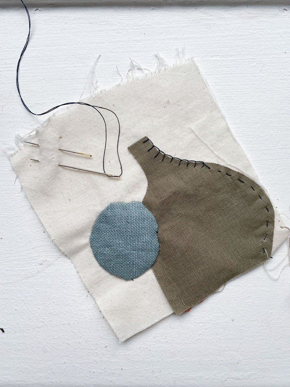 Pre-recorded applique still life with Lauren of Working Cloth - 5th July