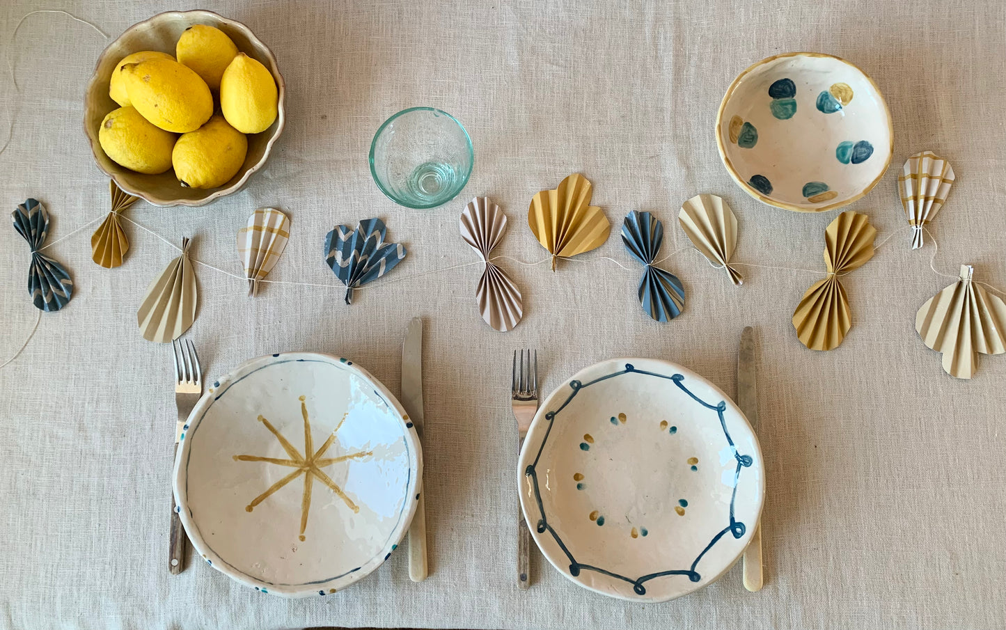 Paper garland making