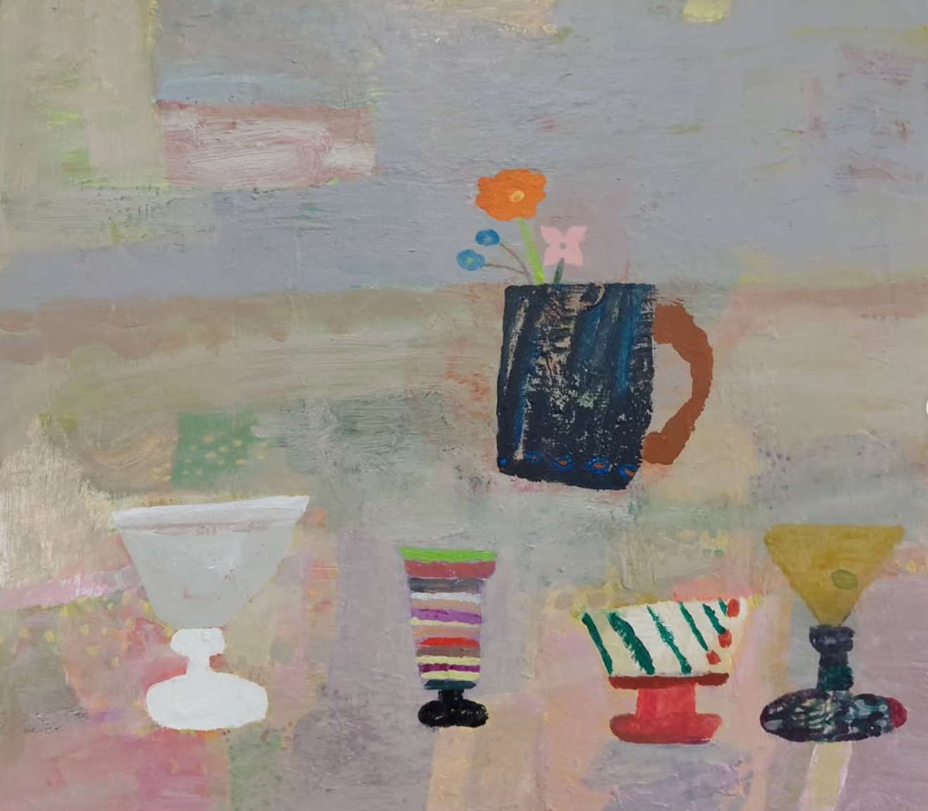 Acrylic and mixed media painting with Andrea Humphries, 12th May 2026