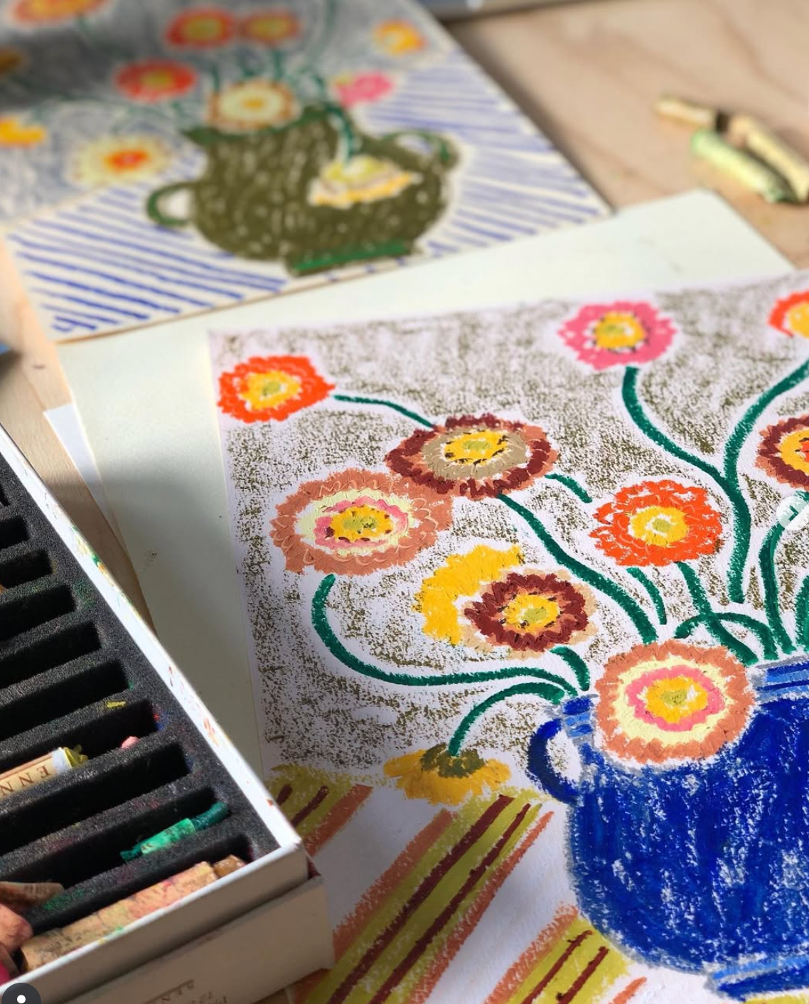 Acrylic painting with Rosie Harbottle, 2nd July 2024