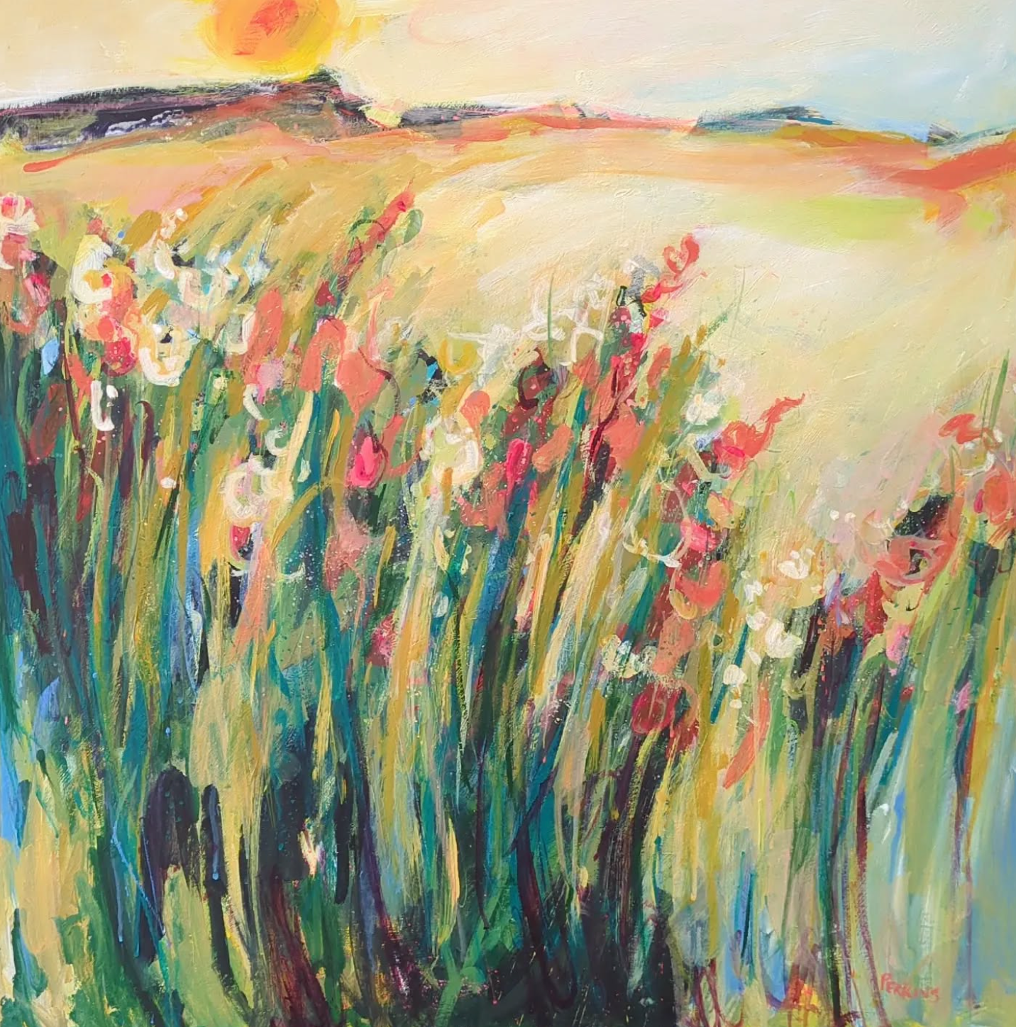 Acrylics and mixed media painting with Jo Perkins 21st May 2024
