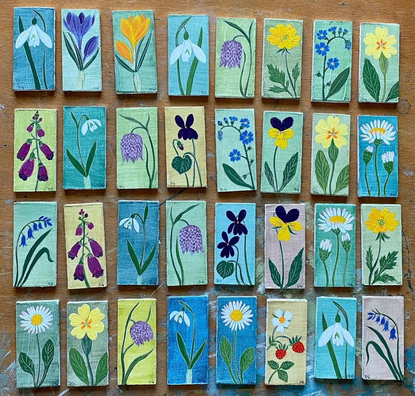 Flower portrait painting with Debbie George, 21st April 2026