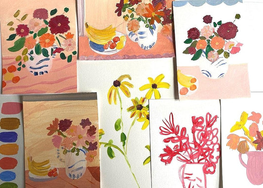 Acrylic painting with Laura Gee, 3rd Oct 2023