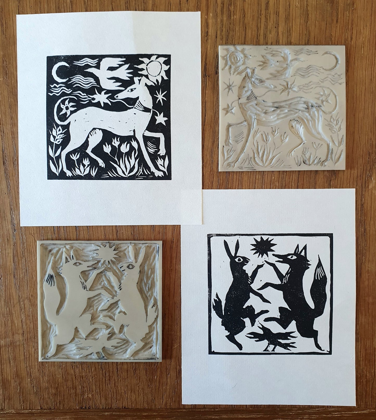 Festive Linocut printing with Diana Catchpole, 24th November 2026