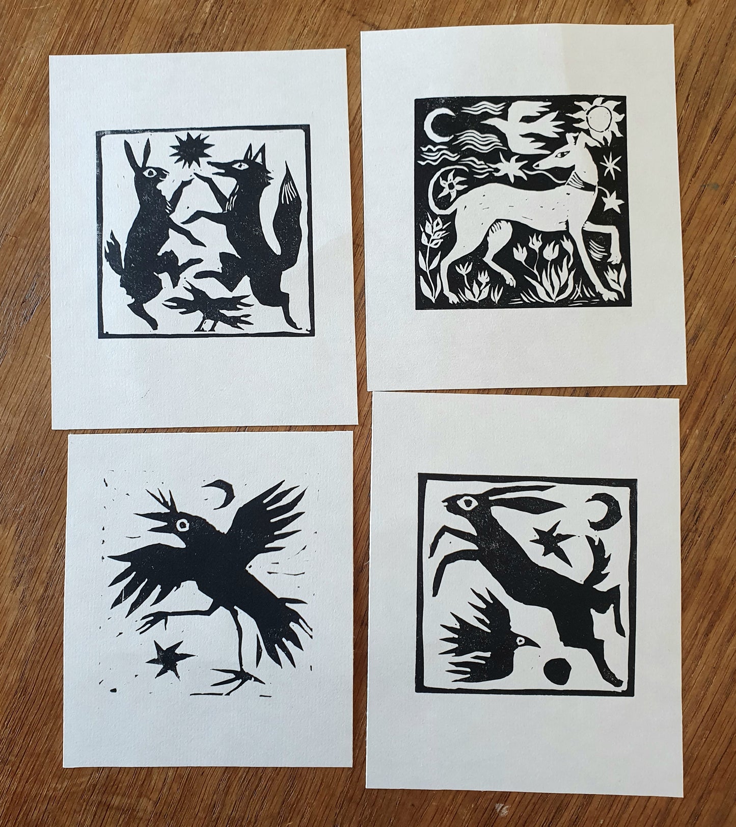 Festive Linocut printing with Diana Catchpole, 24th November 2026