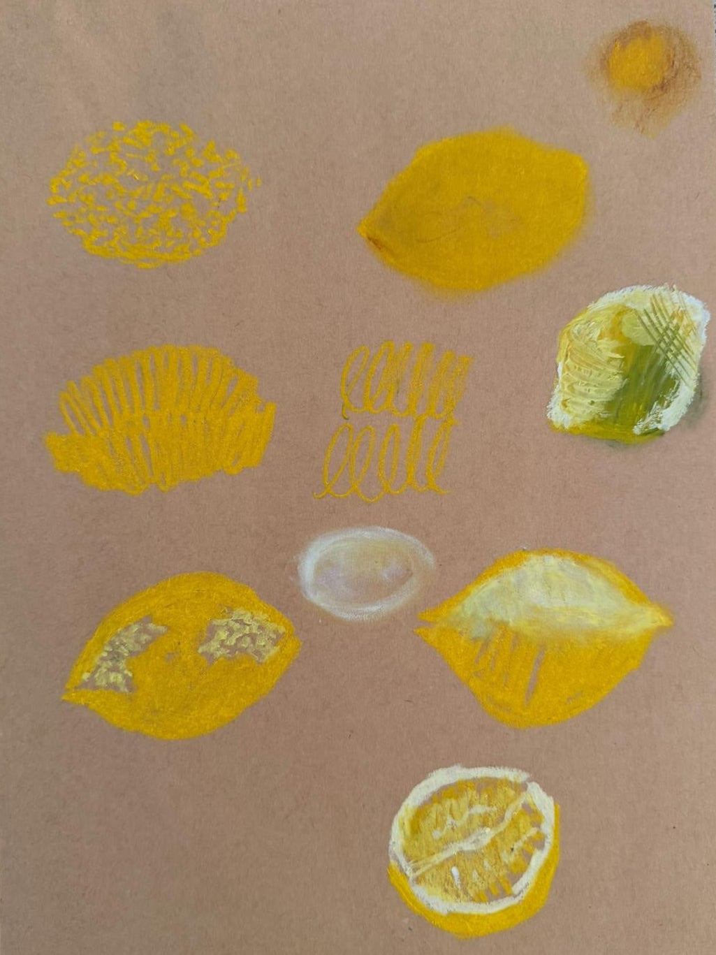 Oil pastel drawing with Phoebe Stone, 10th February 2026