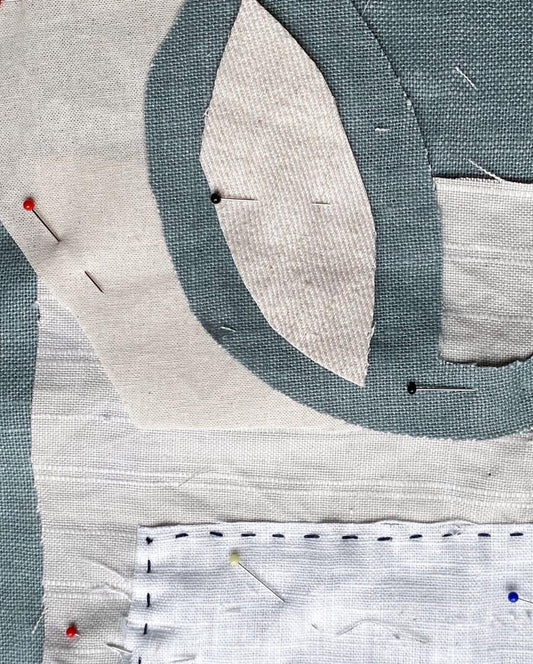 Pre-recorded applique still life with Lauren of Working Cloth - 5th July