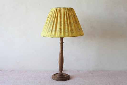 Fabric lampshade making