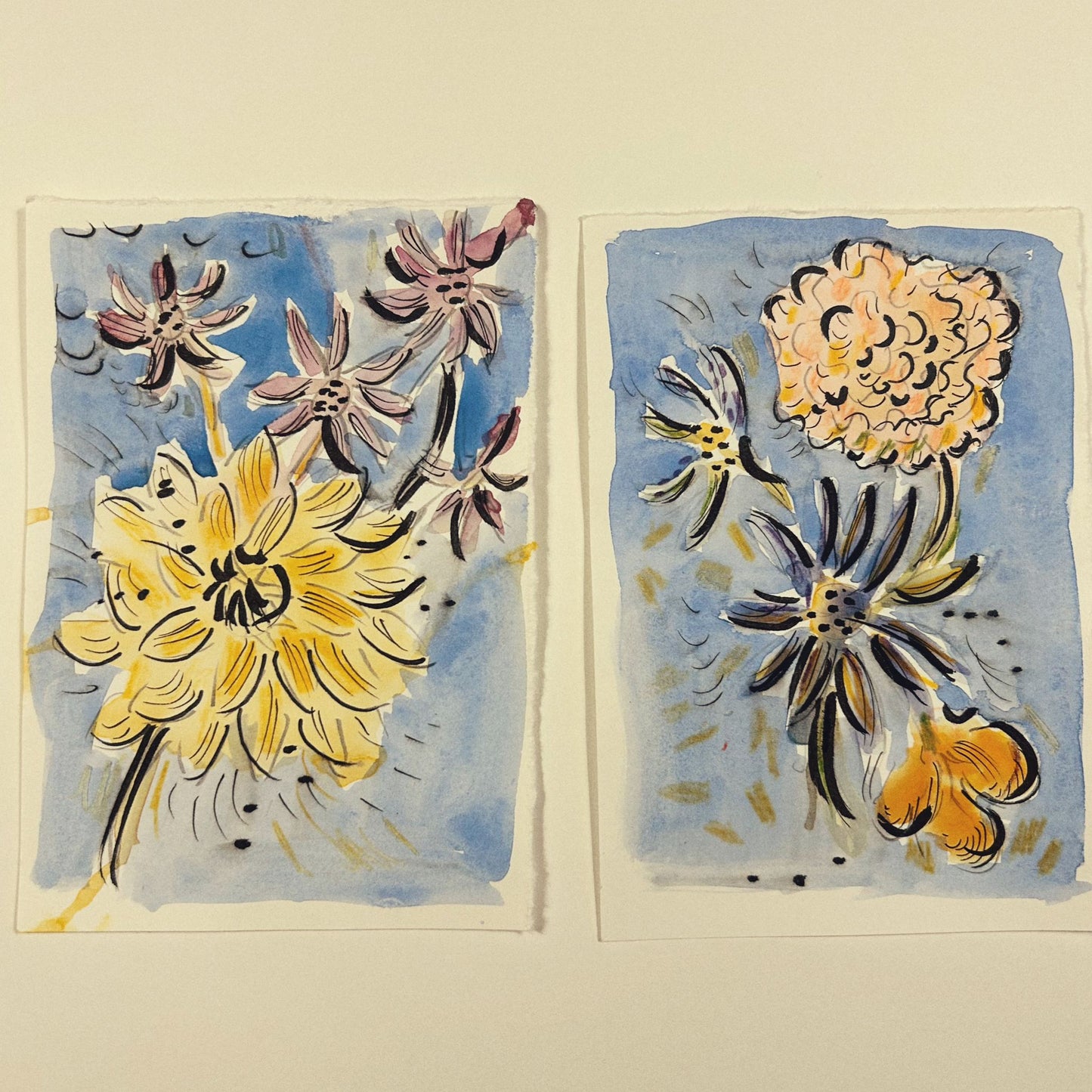 Watercolour and fineliner drawing with Louise Boulter, 23rd September 2025