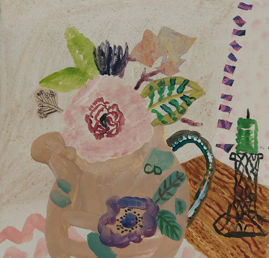 Acrylic and mixed media painting with Andrea Humphries, 12th May 2026