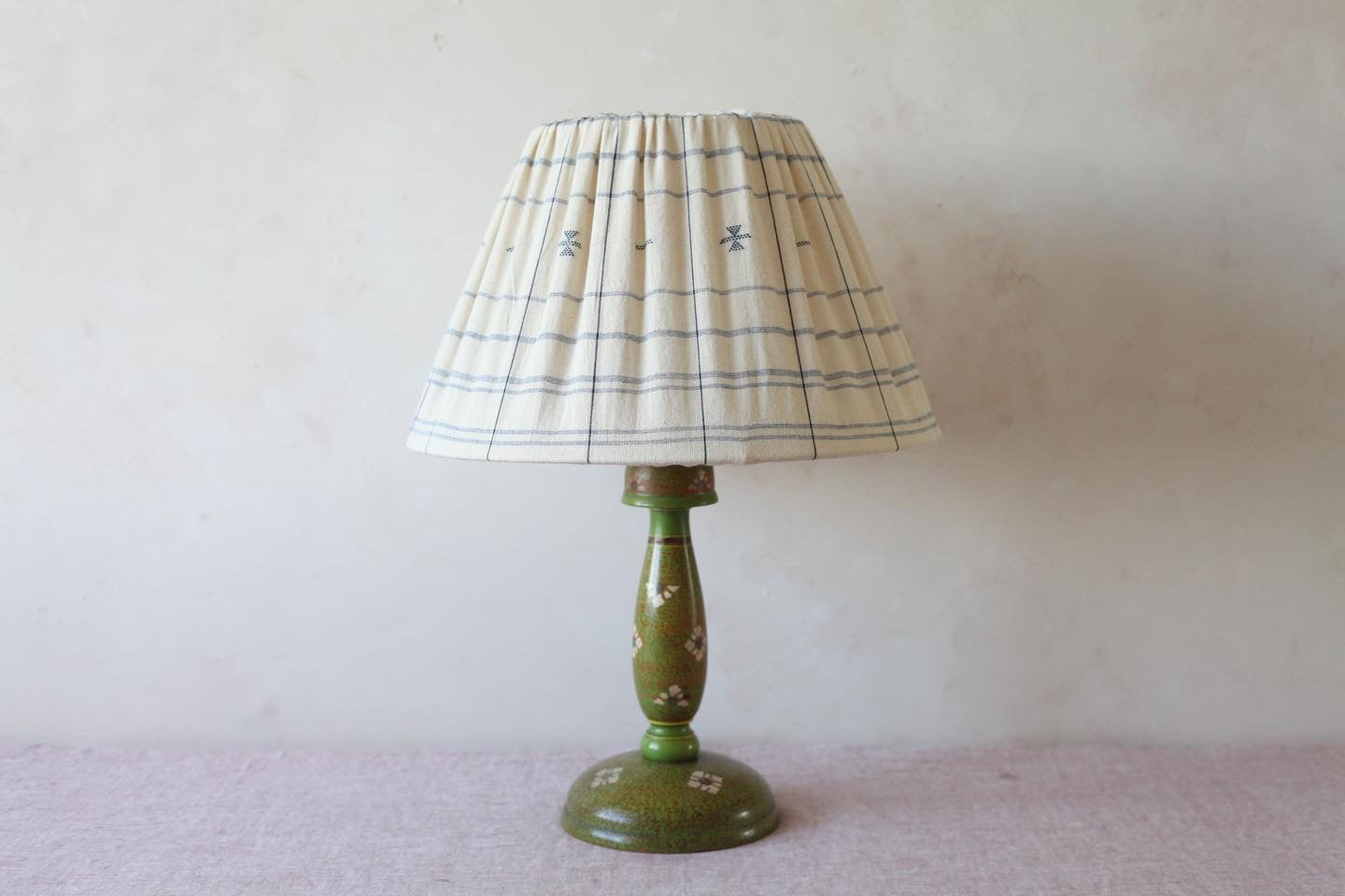 Fabric lampshade making