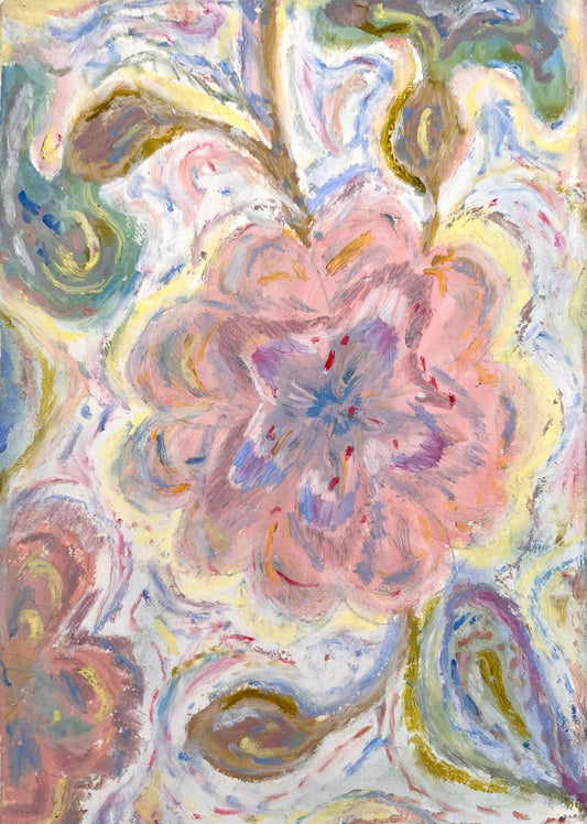 OIl pastel drawing with Lauren Bryden, 25th March 2025