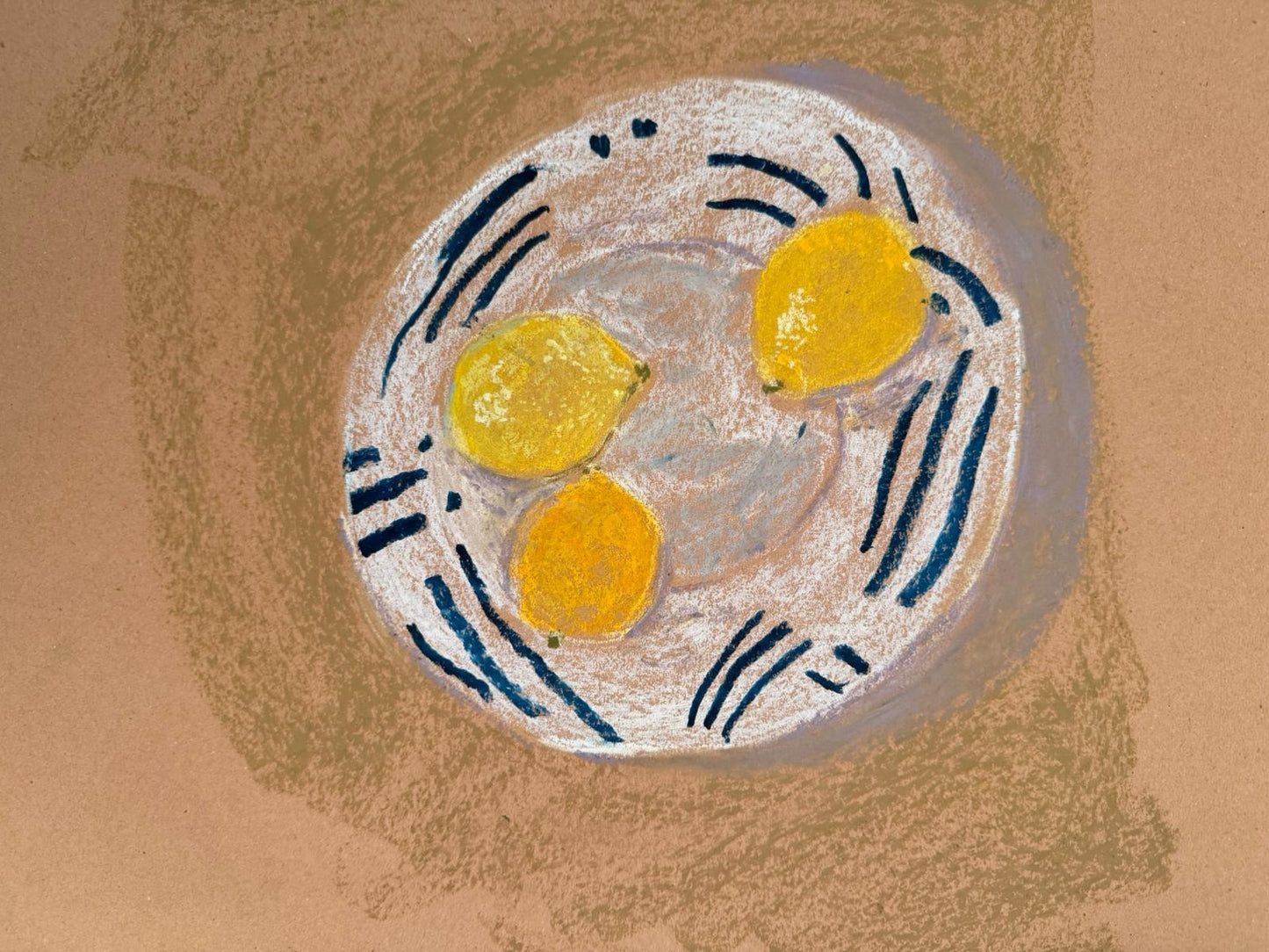 Oil pastel drawing with Phoebe Stone, 10th February 2026
