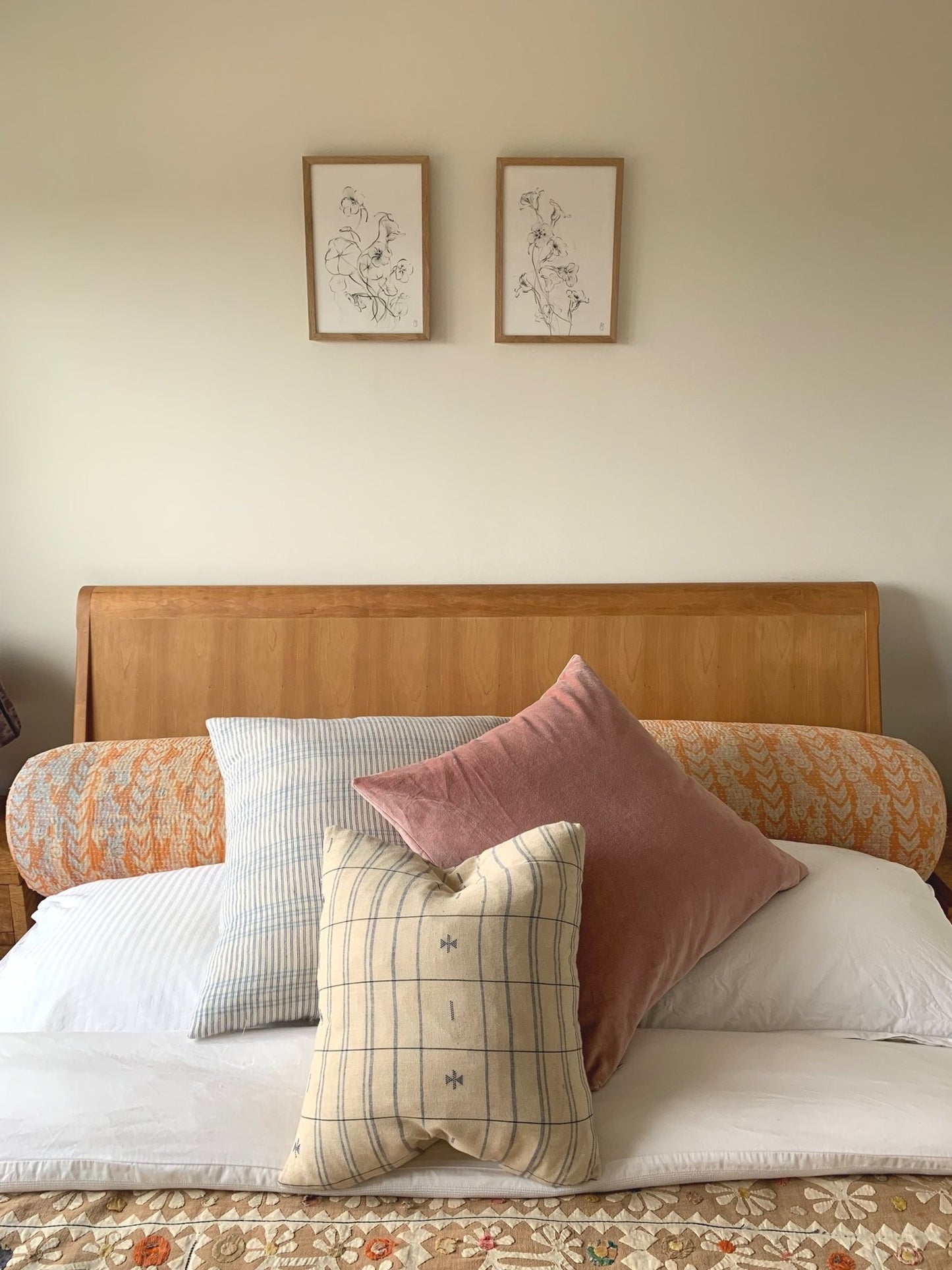 Late summer nasturtiums 1, by Claudia Lowry. A4