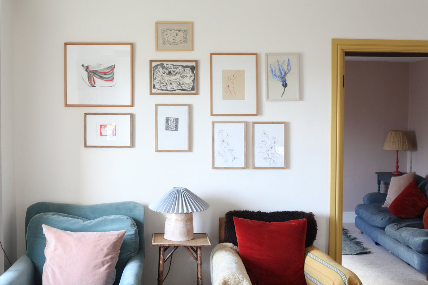 Still life with pansies by Molly Martin, A4