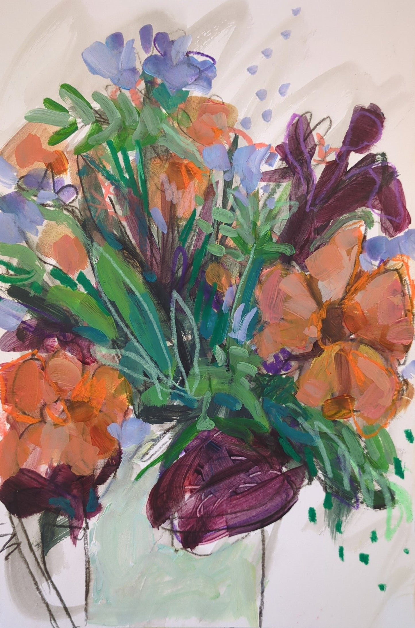 Acrylics and mixed media painting with Jo Perkins 21st May 2024