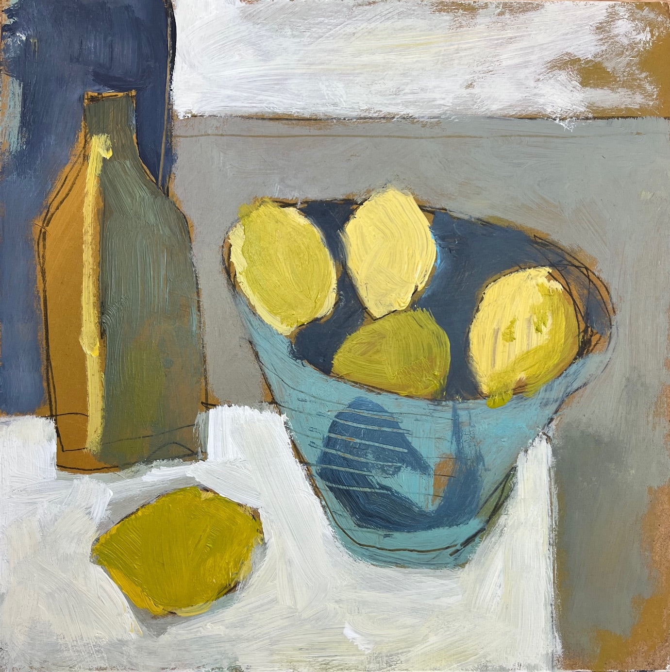 Mixed media painting with John Button, 4th November 2025