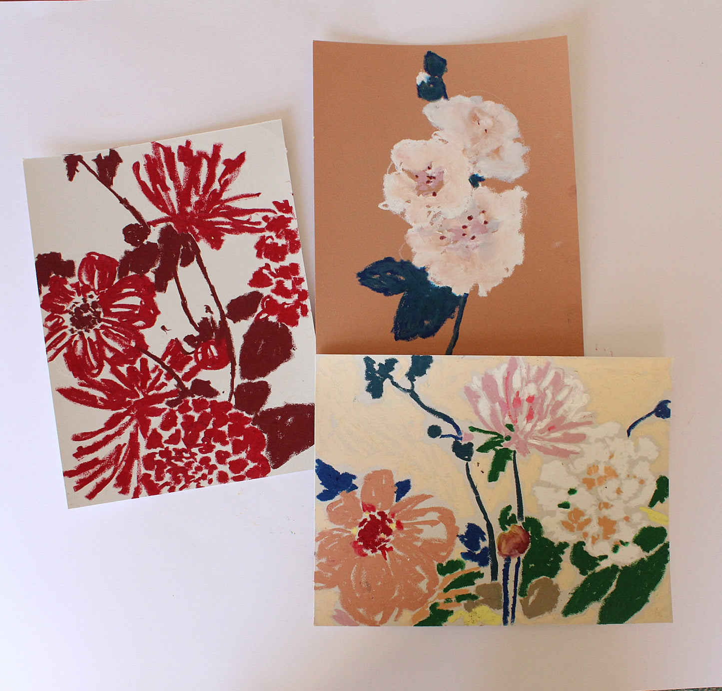 Oil pastel drawing with Laura Brown of Eva Ray Studios, 10th Sept 2024