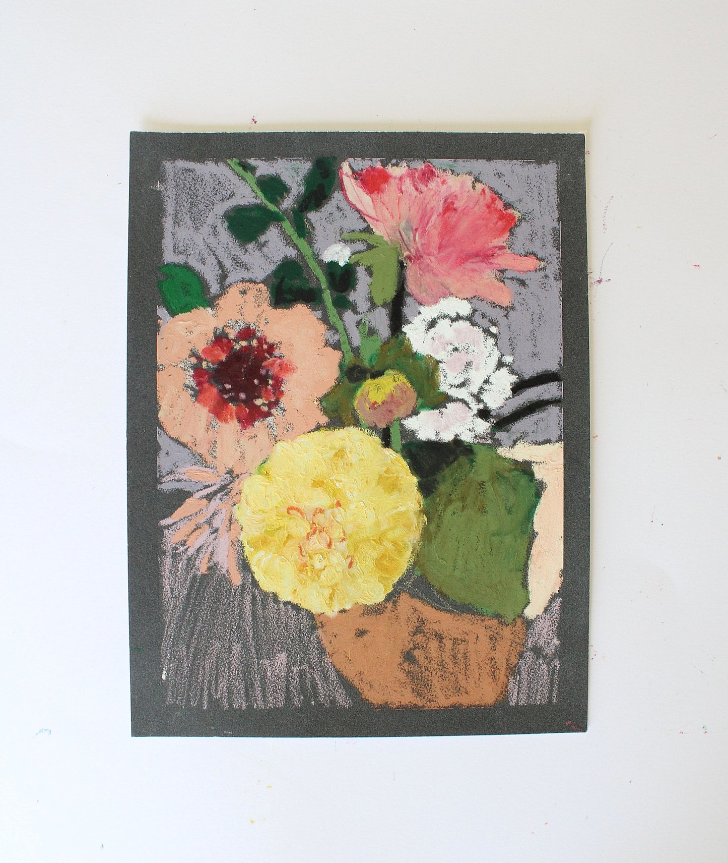 Oil pastel drawing with Laura Brown of Eva Ray Studios, 10th Sept 2024