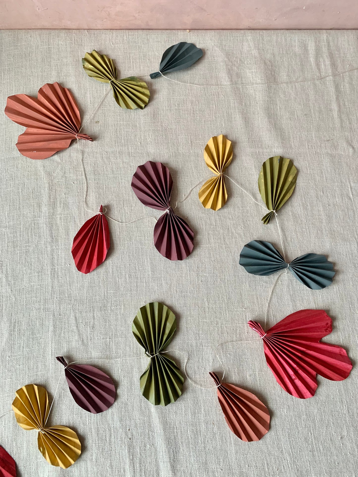 Paper garland making