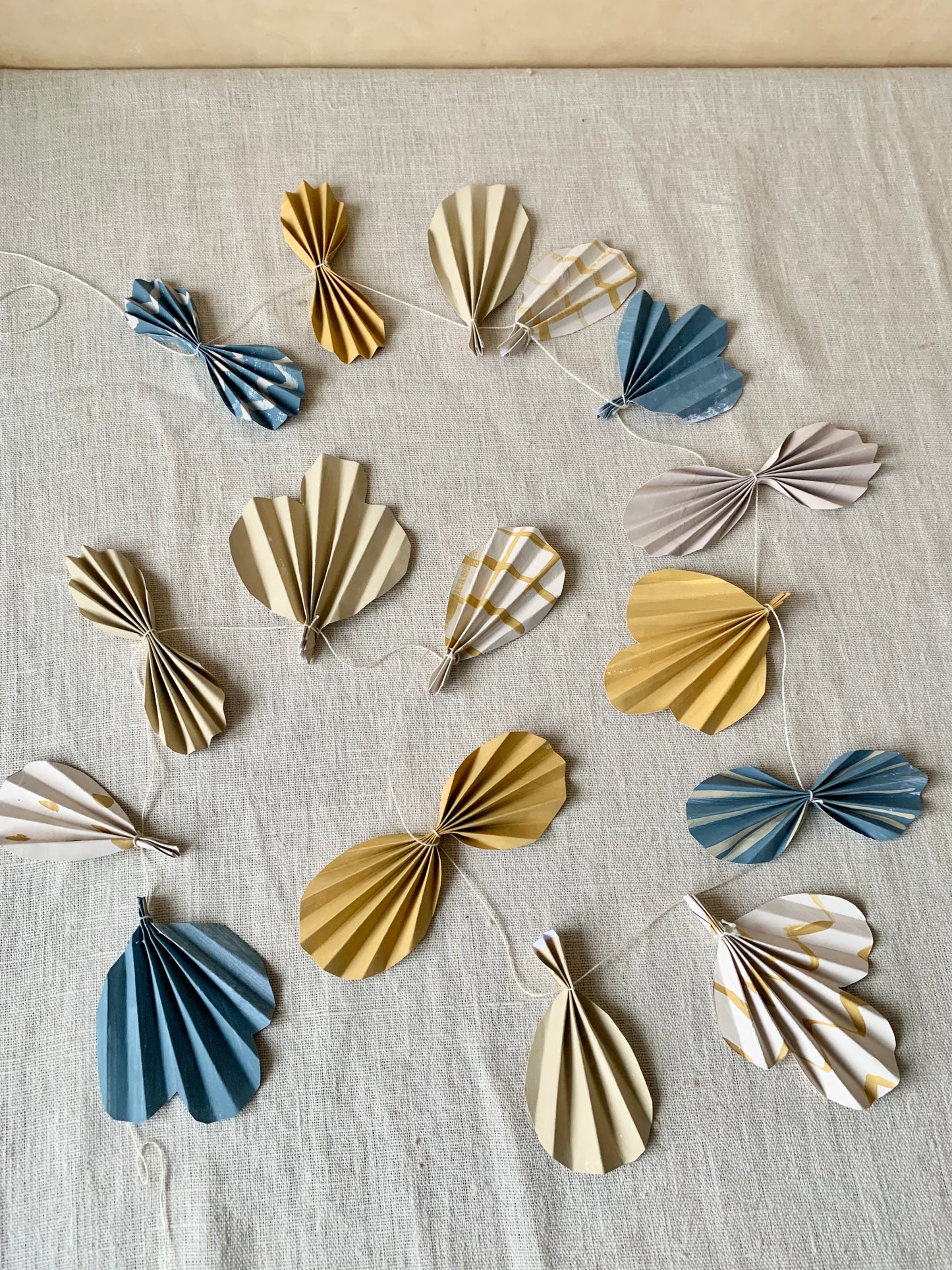 Paper garland making