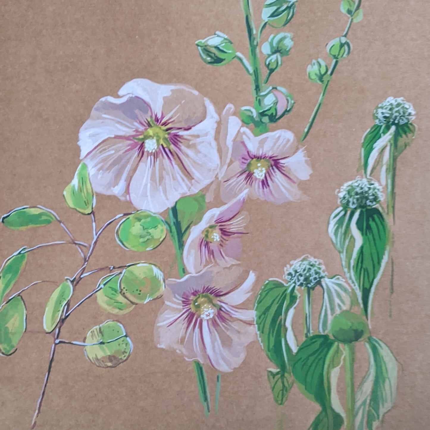 Gouache painting with Angelina Berry, 22nd April 2025