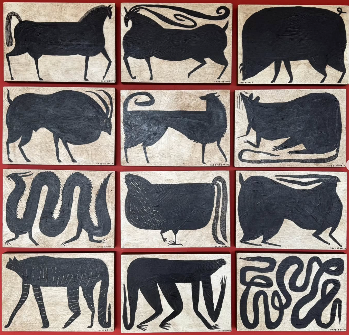 Animal, acrylic painting with Tabby Booth, 16th September 2025