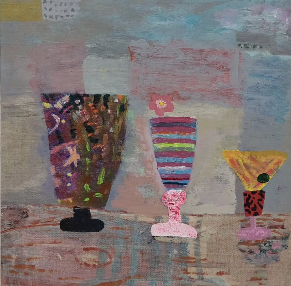 Acrylic and mixed media painting class with Andrea Humphries, 12th May 2026