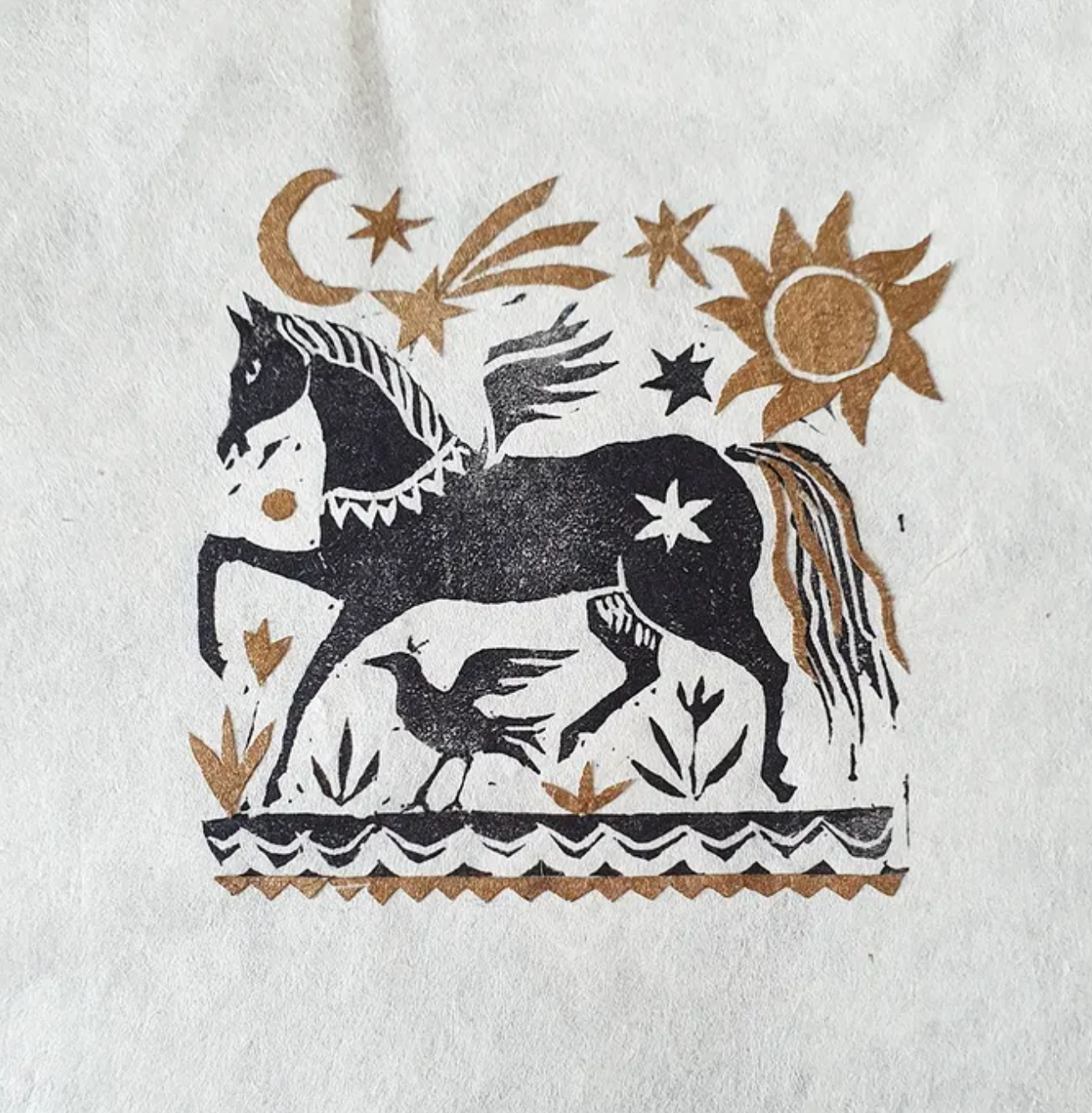 Festive Linocut printing with Diana Catchpole, 24th November 2026