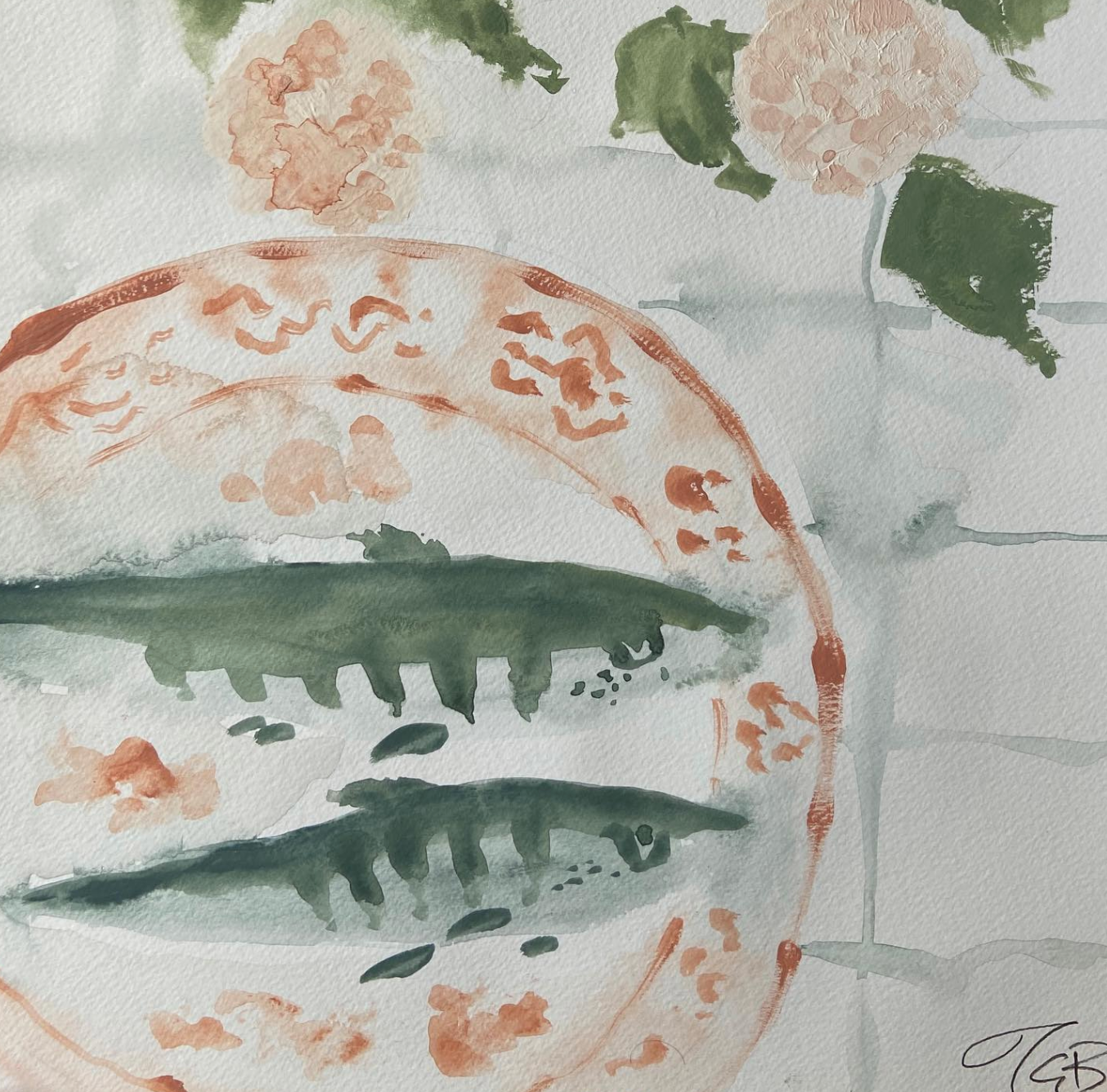 Gouache painting with Julianna Bryne, 20th May 2025