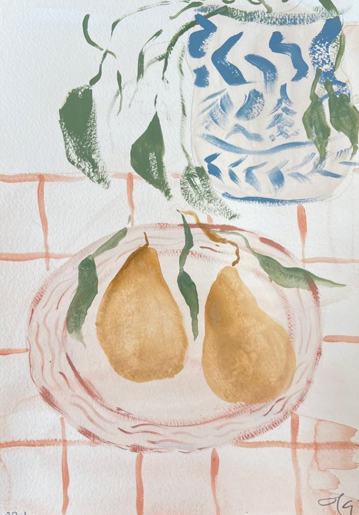 Gouache painting with Julianna Bryne, 20th May 2025