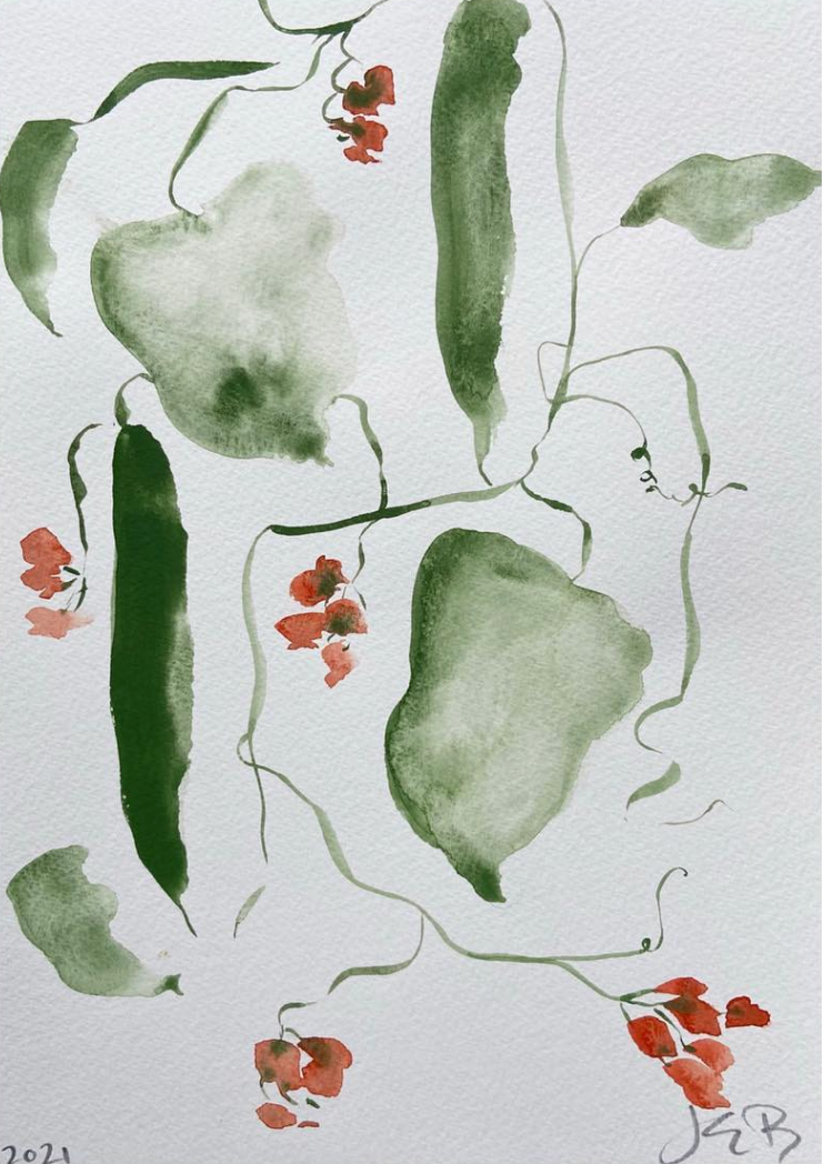 Gouache painting with Julianna Bryne, 20th May 2025