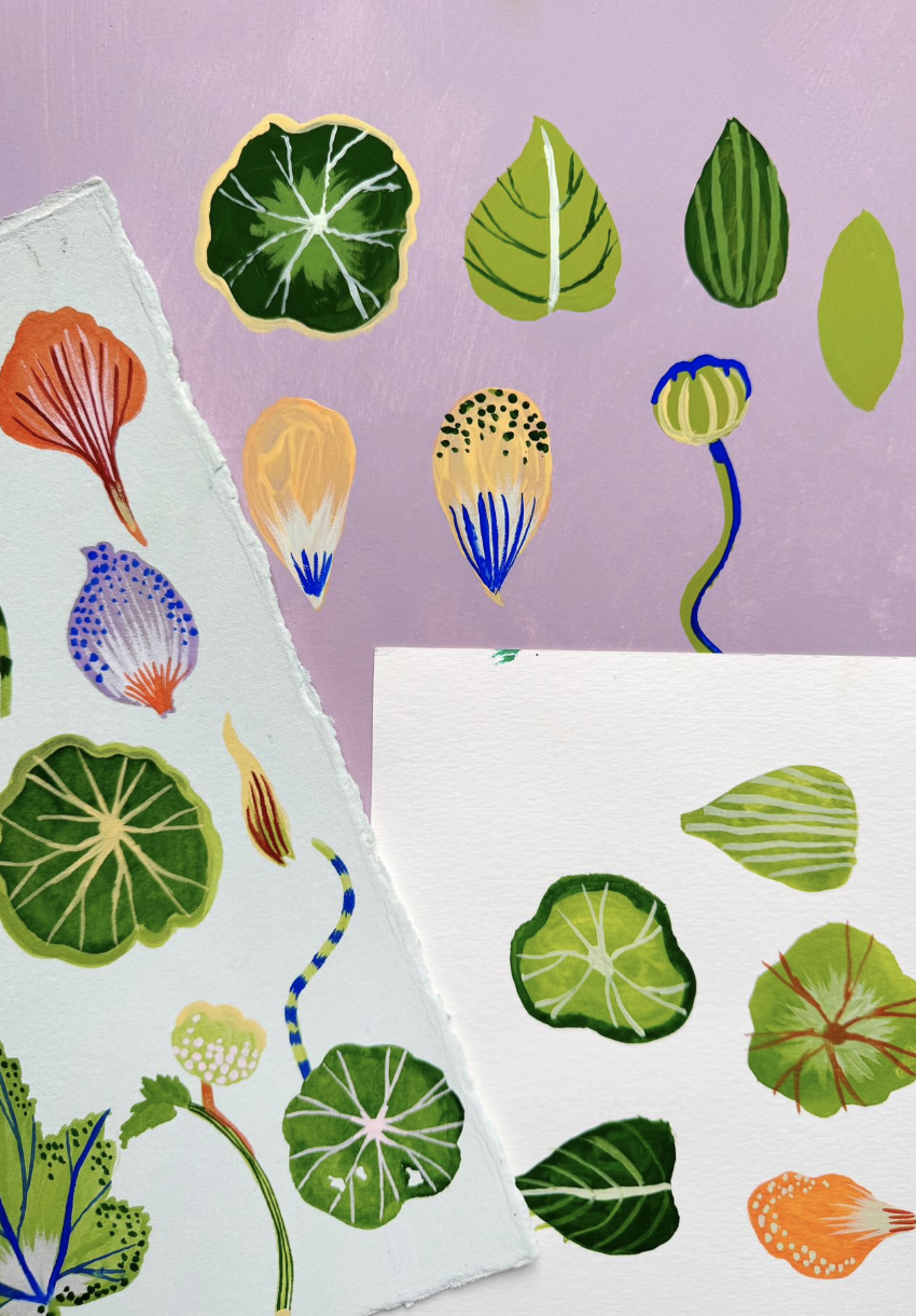 Acrylic painting with Sarah Gordon, 1st October 2024