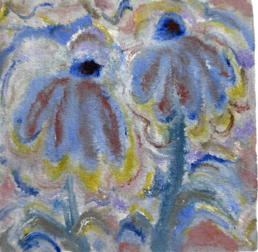 OIl pastel drawing with Lauren Bryden, 25th March 2025