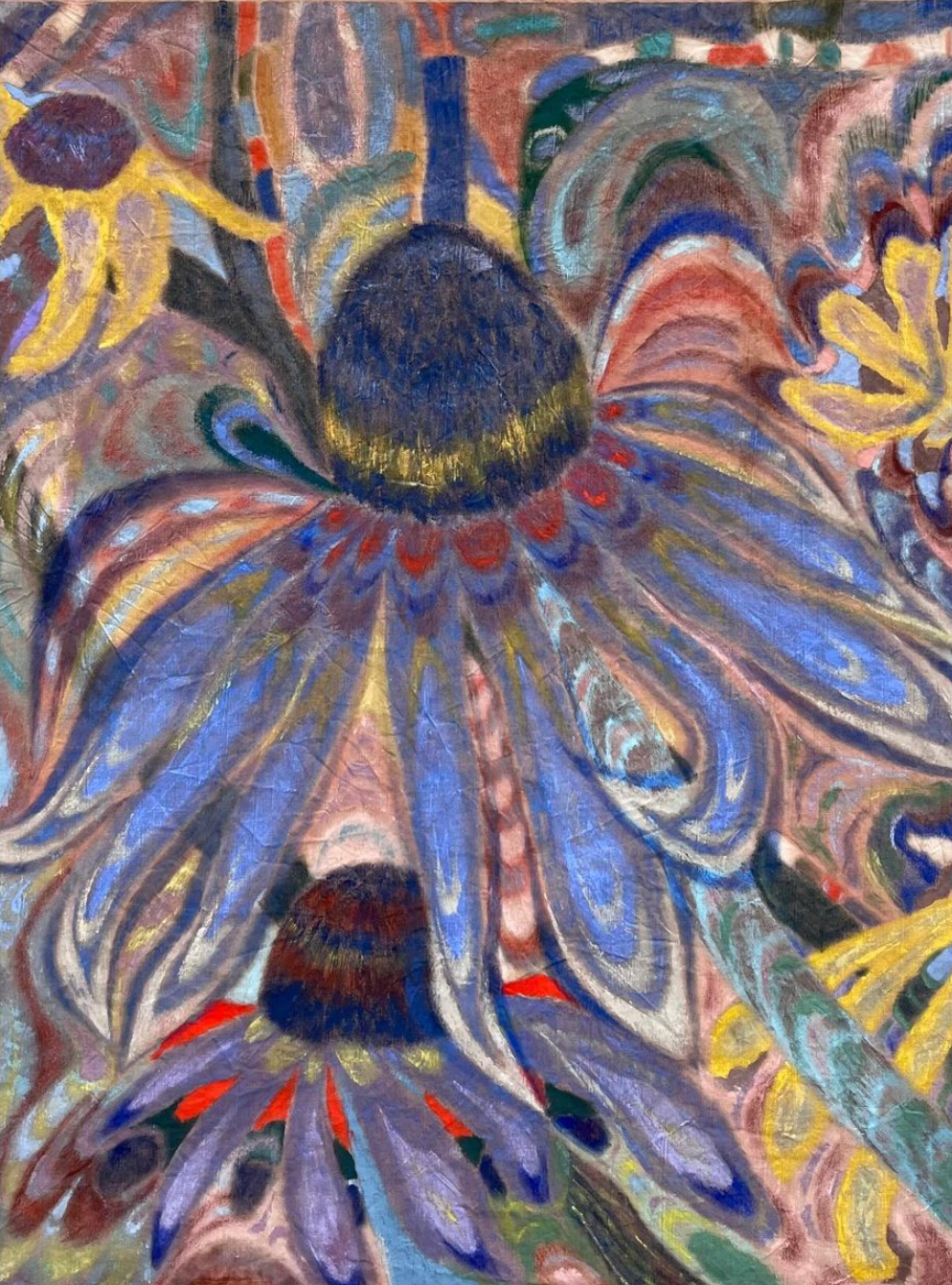 OIl pastel drawing with Lauren Bryden, 25th March 2025