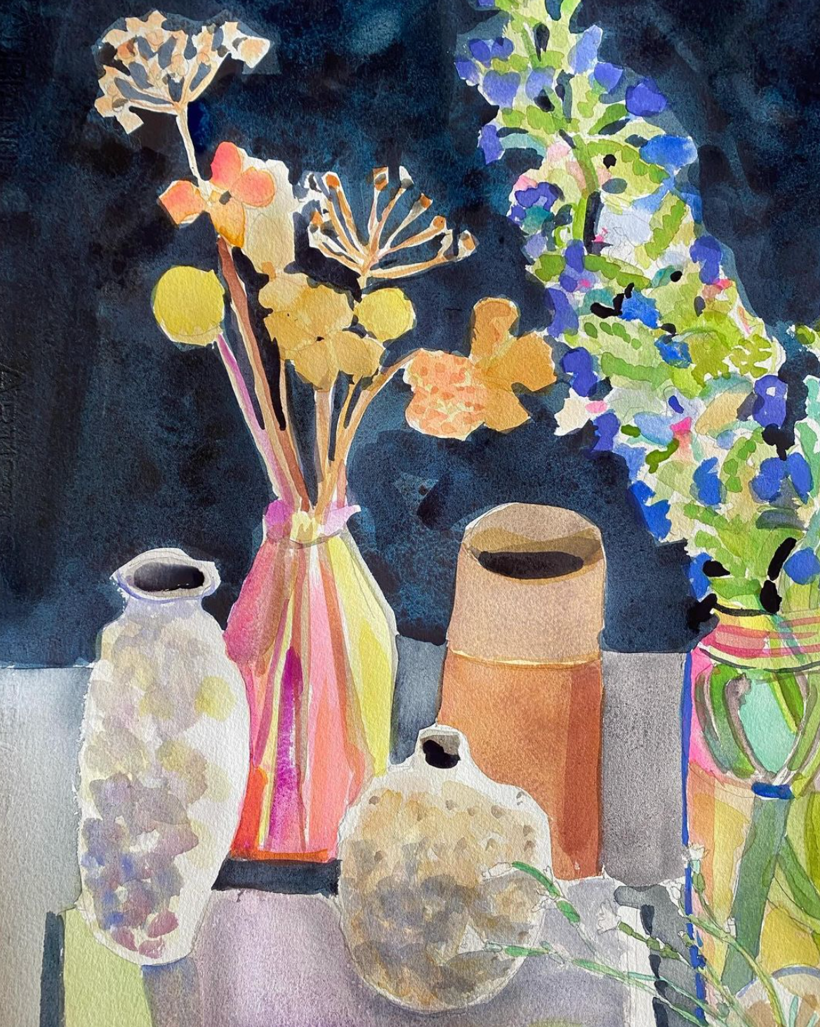 Water colour painting with Elizabeth Barnett, Saturday 26th April 2025
