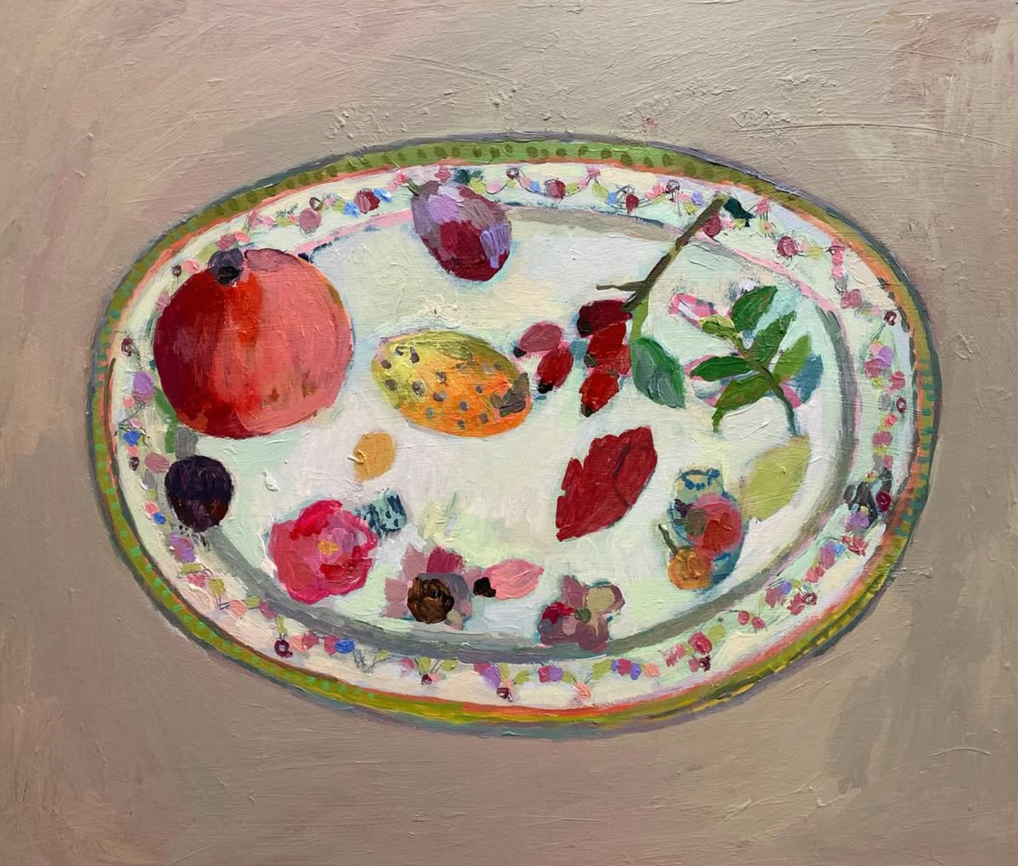 Festive mixed media painting with Charlotte Hardy, 25th November 2025