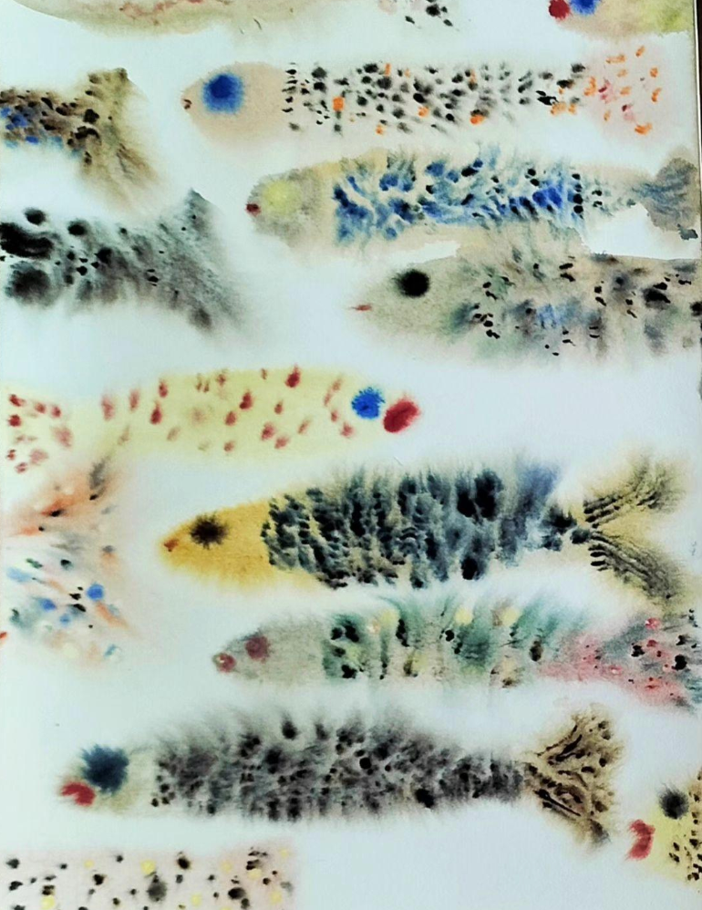 Marine life water colour painting with Moira Fruth, 6th Feb 2025