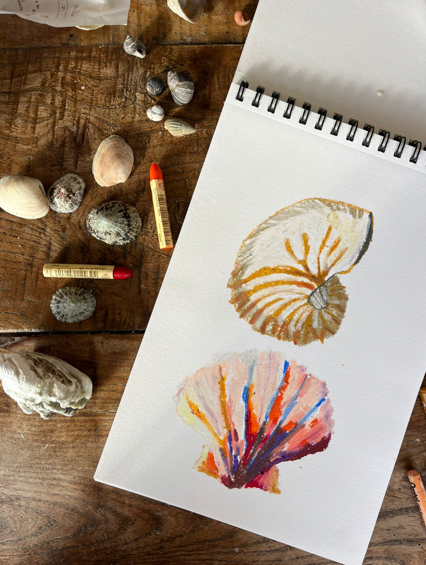 LIVE in person drawing class with Holly Brown - OIL PASTELS