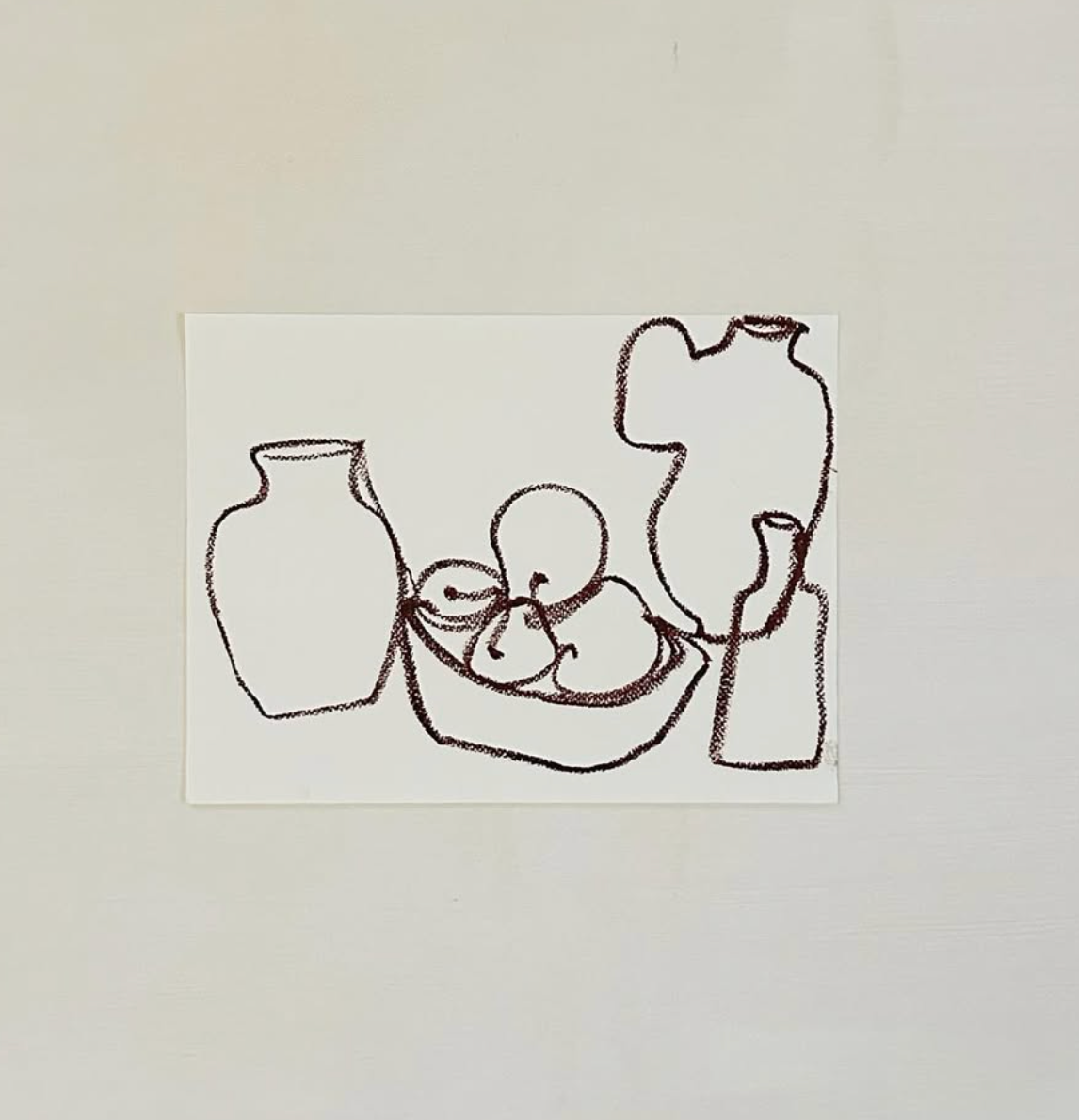 OIl pastel drawing with Jay Harper, 11th Feb 2025