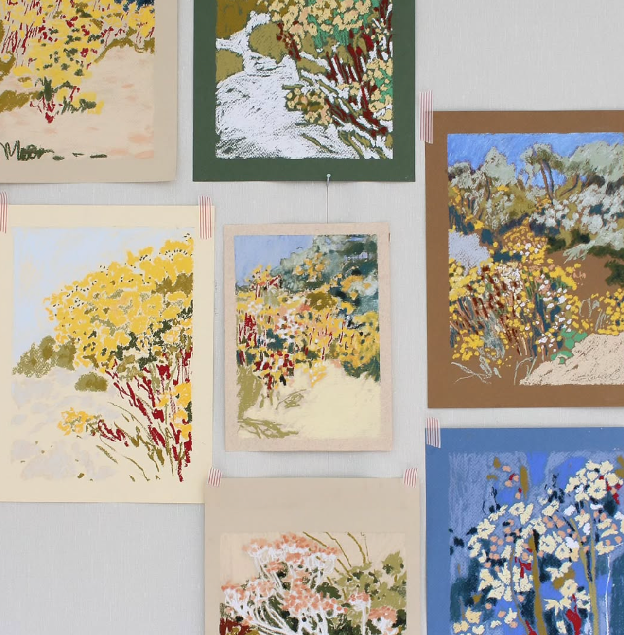 Soft pastel drawing with Laura Brown, 13th May 2025