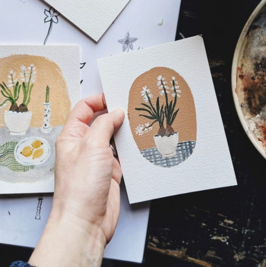 Gouache painting with Gemma Koomen, 31st Jan 2023