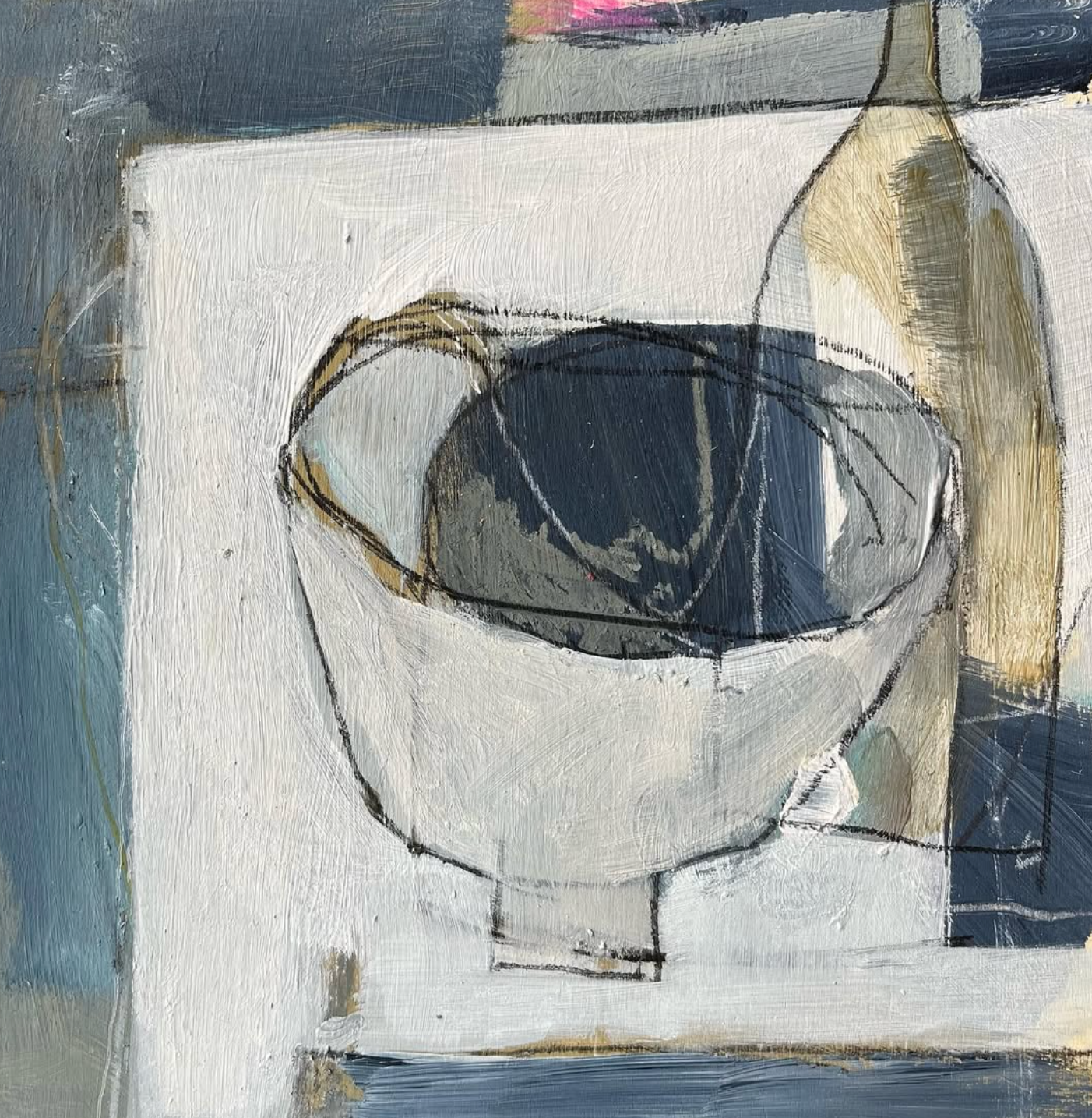 Mixed media painting with John Button, 4th November 2025