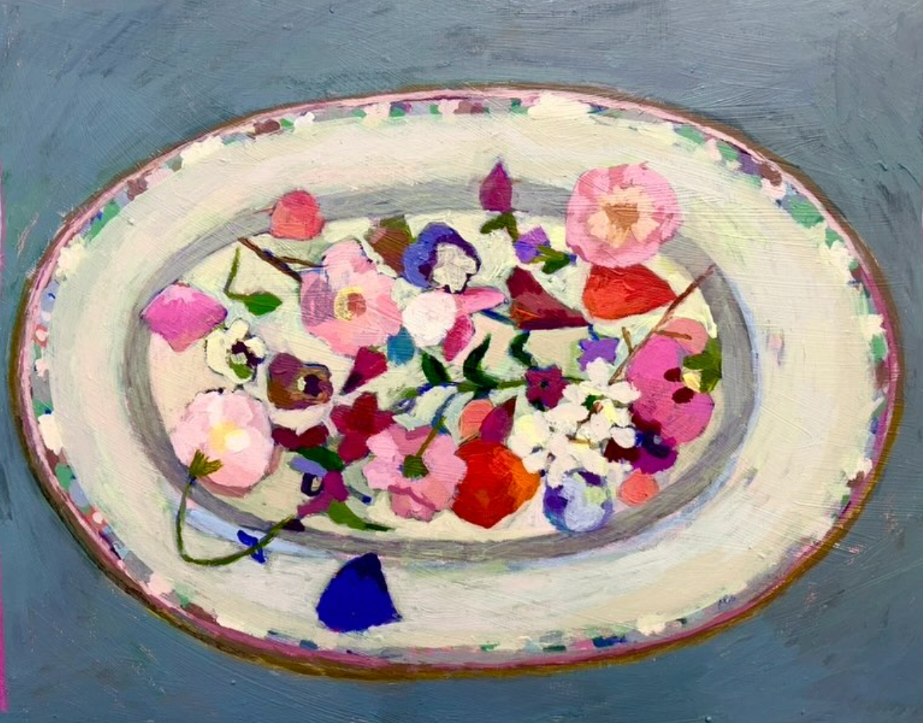 Acrylics, inks and collage with Charlotte Hardy, 17th June 2025