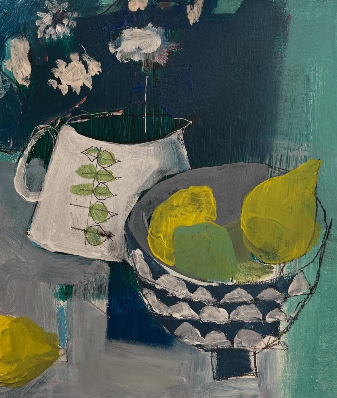 Mixed media painting with John Button, 4th November 2025