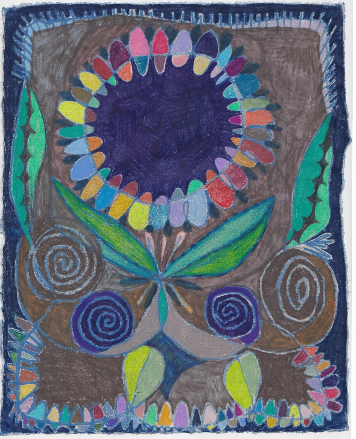 Colour pencil drawing with Claire Downes, 24th February 2026