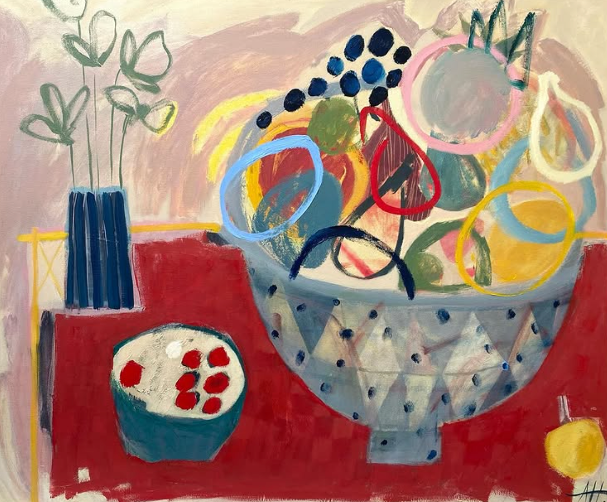 Acrylic painting class with Anna Hymas, 9th June 2026