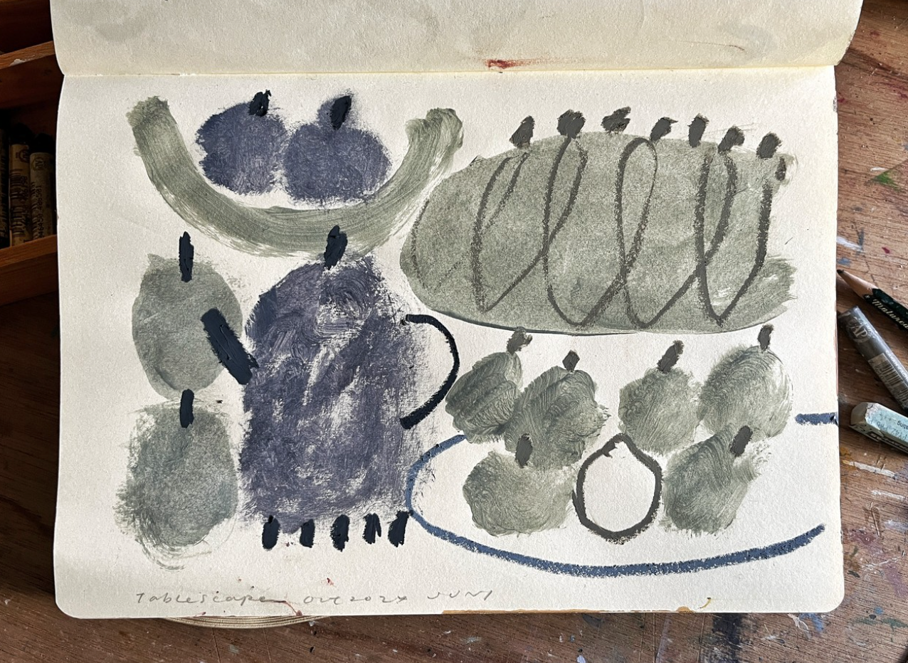 Mixed media drawing with Akiko Juni, 11th July 2026