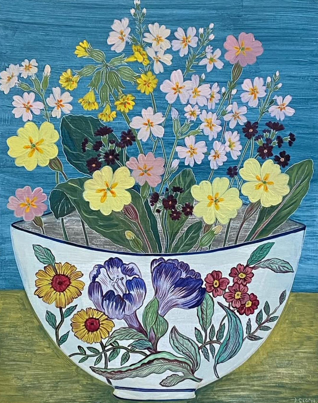 Flower portrait painting with Debbie George, 21st April 2026